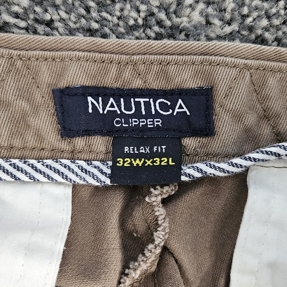Nautica Men's Relax Fit Chinos - Tan